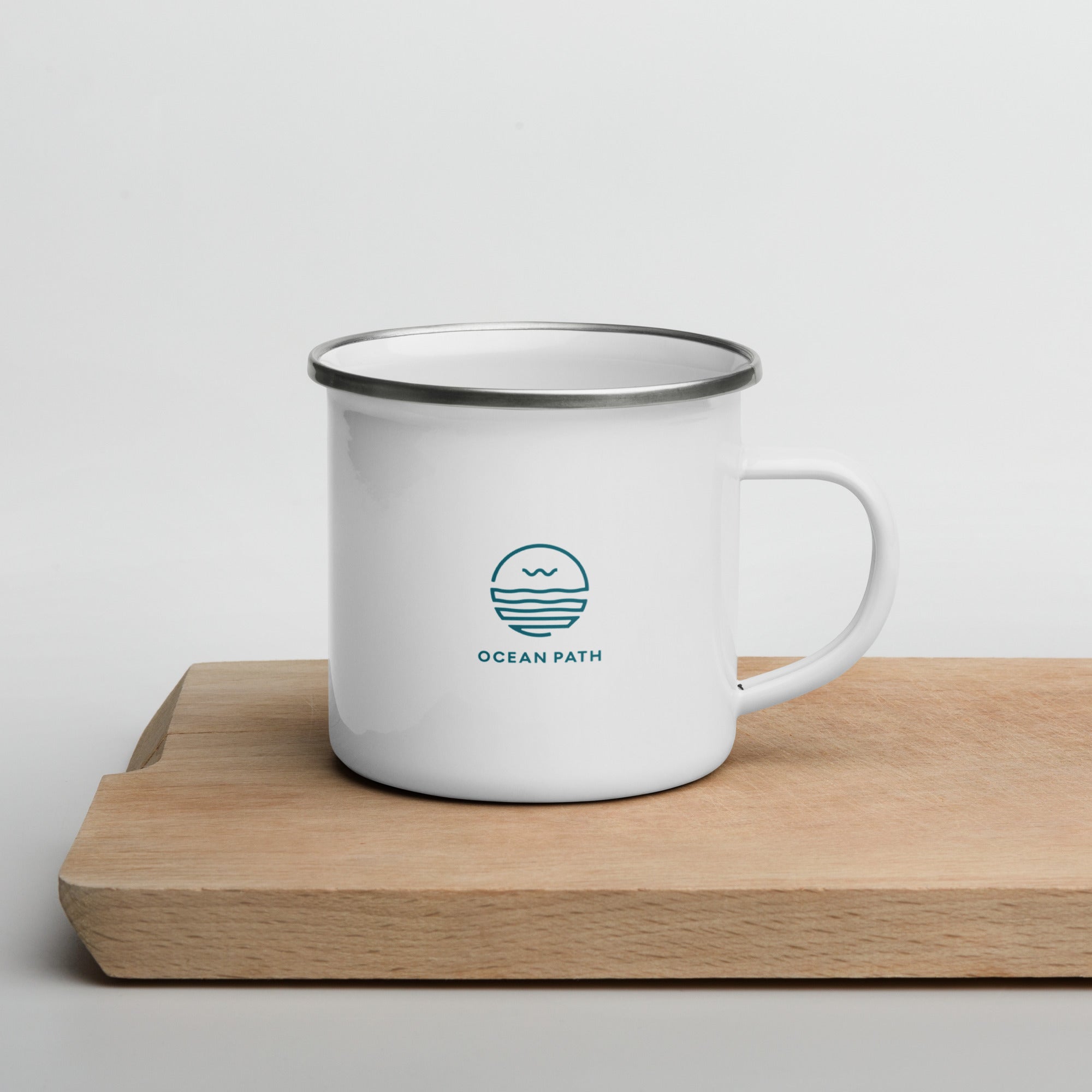 camper mug ocean path